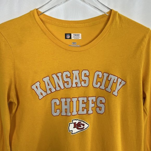 NFL Tops - Kansas City Chiefs Womens Medium Shirt Official NFL Team Apparel Long Sleeve Med